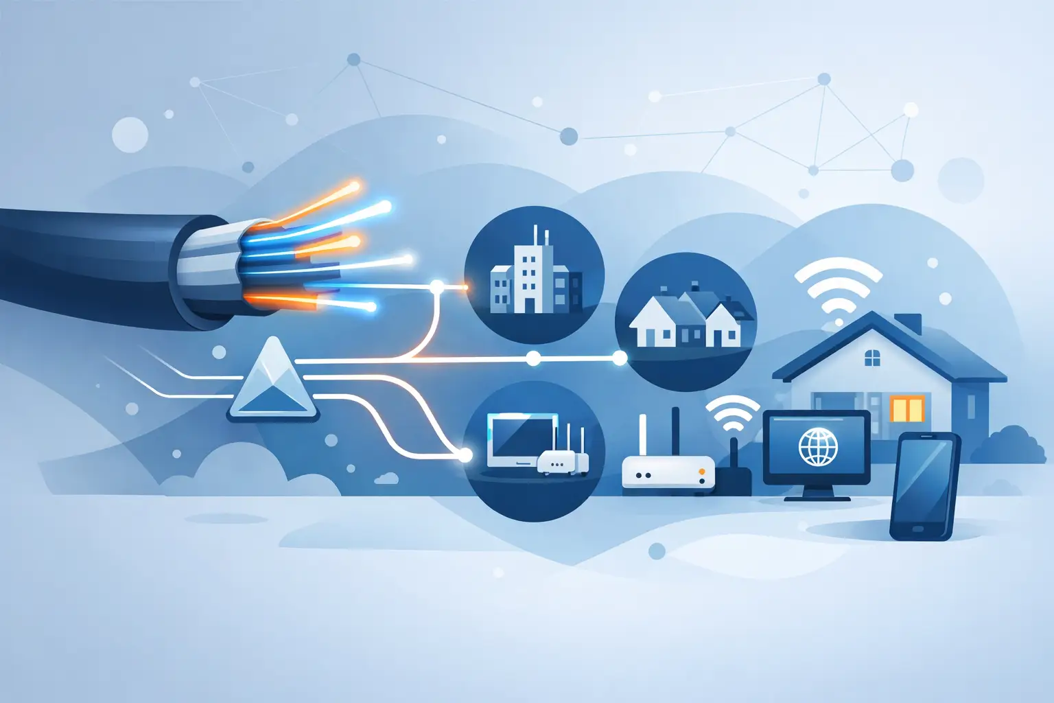 Sdílené vlákno GPON: vysvětlení bez mýtů